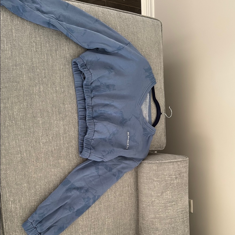 Alphalete Blue Cropped Top